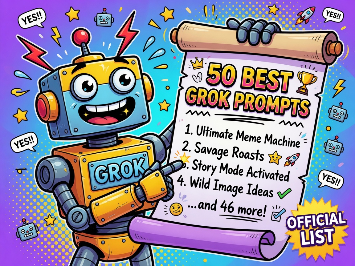 50 Best Grok Prompts header