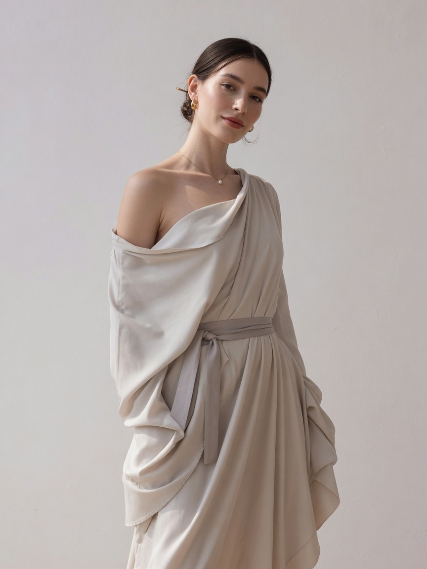 Elegant minimalist portrait with soft lighting